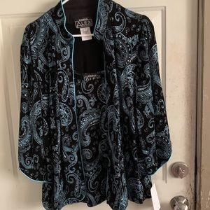 Sparkly JACKET  &. TANK. SET